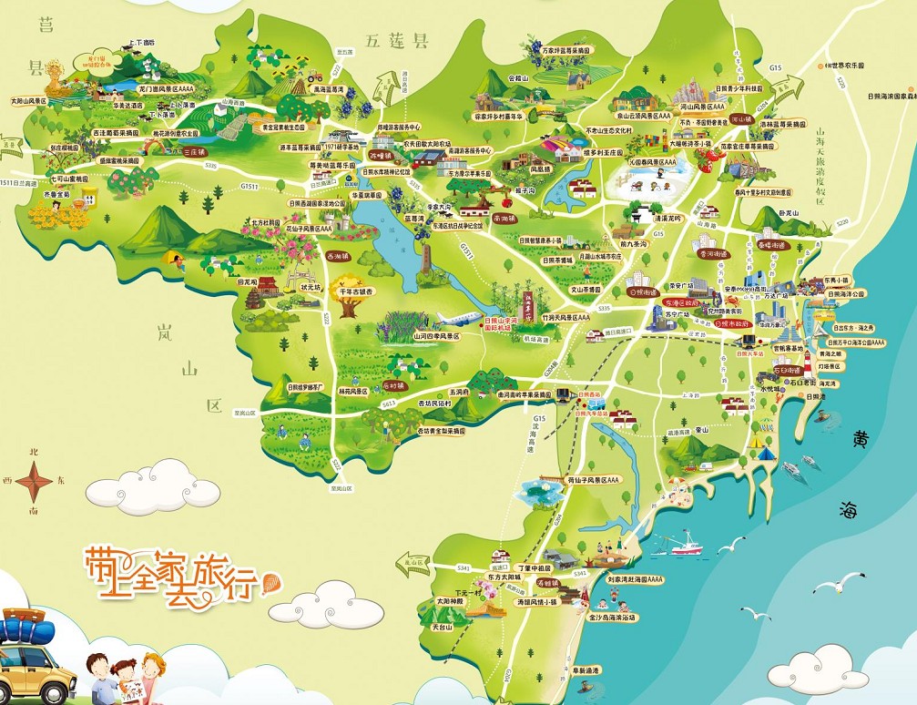 嵊泗景区使用手绘地图给景区能带来什么好处？